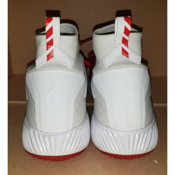 Nike Vapor Untouchable Speed Turf 2 Football WHITE RED AO8744-107 Size 14 New main image 4